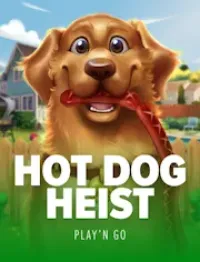 hot dog heist slot logo