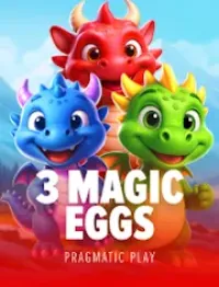 3 magic eggs - logo